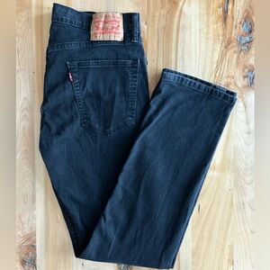 Levi’s 513 black jeans